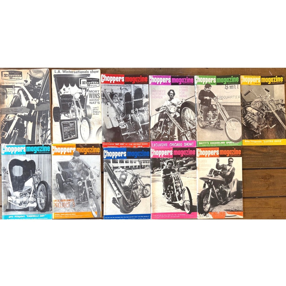 1968; 1969 missing Dec; 2 1970: plus 9 manuals Choppers Magazines vintage rare - Picture 3 of 8